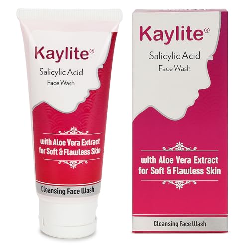Image of Kaylite Salicylic Acid Face Wash with Aloe Vera Extract for Soft and Flawless Skin (pack of 2) 60 ml