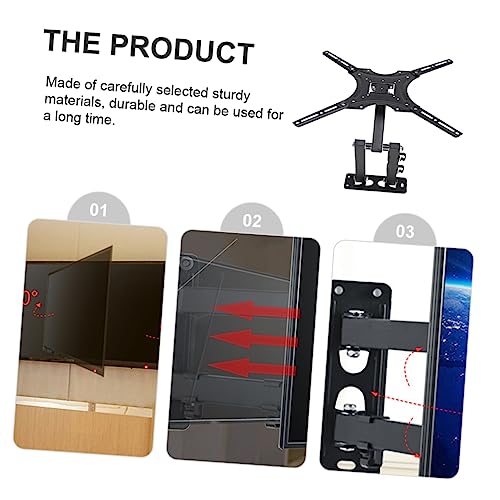 Support mural TV orientable pour éviter les reflets sur l'écran du moniteur - 5