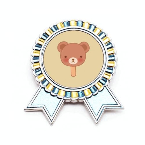 Broche ours en métal taille M une idée cadeau originale pour les passionnés de mode