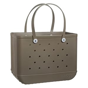 BOGG BAG Original X Large Waterproof Washable Tip Proof Durable Open Tote Bag for the Beach Boat Pool Sports 19x15x9.5 – Lightweight Cute Tote Rubber Bags For Women – Patented Design