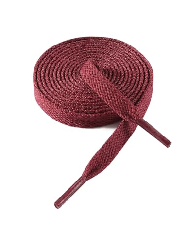 Image of VSUDO Shoe Laces for Sneakers, Shoelaces for Sneakers, Athletic Shoelaces | 8mm Flat Men Women Replacement Shoe Strings, Durable Polyester, Stay Tied, Running Walking Gym Sports Shoestrings