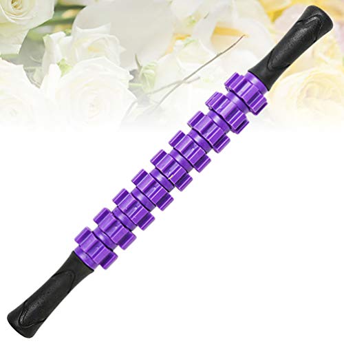 Haste massageadora de ioga para atletas que reduzem a dor (verde), Roxa, Size 1