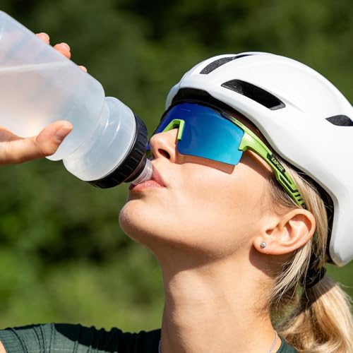 KAPVOE Polarized Cycling Glasses Sports Sunglasses for Men Women, UV400 MTB Bicycle Mountain Bike Glasses with 3 Lenses K75 — view 2