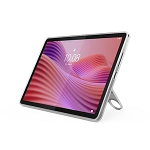 Lenovo Android Tab Tablet | 10,1 Zoll Full HD Display | MediaTek Helio G85 | 64 GB | Wi-Fi 6 | 4 GB RAM | Luna Grey + transparente Hülle