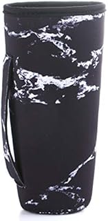 for 30oz - 32oz Tumbler Cup - Reusable Neoprene Iced Coffee Cup Sleeve - Insulated Sleeves Cup Cover- Trenta Starbucks,Large Dunkin Donuts (Black)