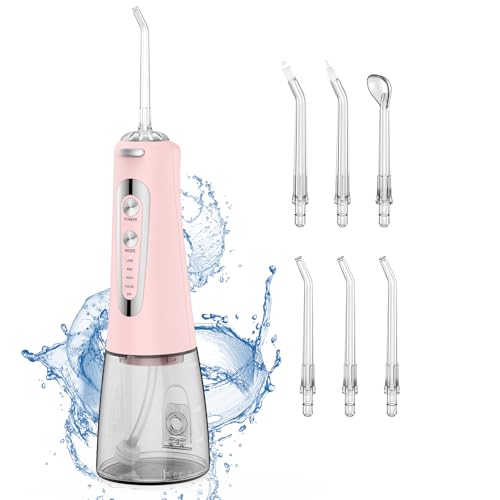 Hydropulseur dentaire électrique 5 modes douche dentaire jet d'eau pour nettoyer les dents