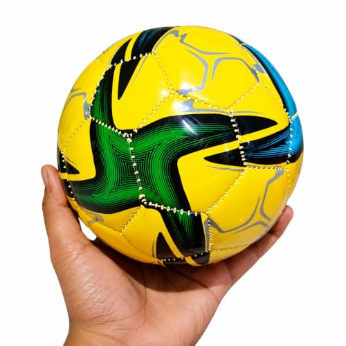 Image of (Pack of 1 Pcs Mini Football for Kids /Suitable for Soft & Wet Ground /Football for Kids /Colorful Football Sports Toy /Playing Outdoor Toy for Kids & Adult Both