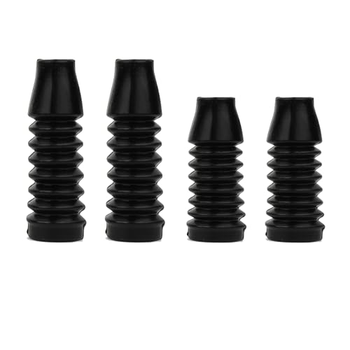 4X Rubber Shock Boot Protect for Arrma 6S 1/8 Kraton/Notorious/Outcast/Talion/Typhon 1/7 Mojave/Felony/Infraction/Fireteam/Limitless,ARA330785 Dirt Dust-Proof Resist Boot Upgrades Part,F37mm*2+R47mm*2