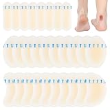 iLamvie 30 cerotti anti-vesciche idrocolloidali per piedi, avampiedi, dita e dita dei piedi, prevenzione tallone