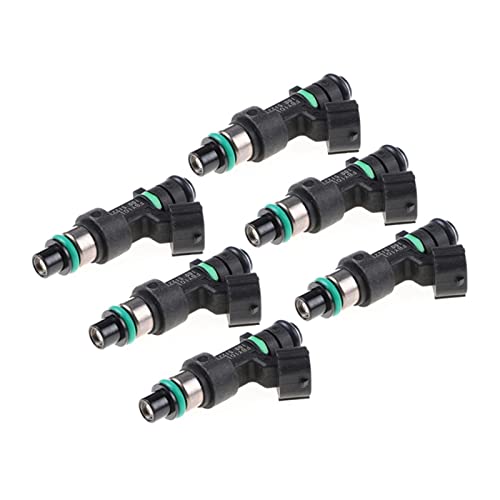 YEHEI Boquillas Boquilla de inyector de Combustible for Coche, 6 uds, 16600-JK00A FBY7030, Compatible con Nissan Infiniti G25 2011-2012 2,5 VQ25HR Teana J32 Automoción/Piezas de automóviles Cover