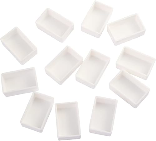Miniatura 5 de 96 bandejas vacías de acuarela para muestras de acuarelas gouache, óleos de acuarela o acrílicos, estuche de estaño de viaje, media cacerolasartenes