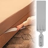 Keyohome Multifunktionaler Bettlaken-Tucker Kunststoff Tucking Paddel Werkzeug Bettlaken Wechsel Helfer Bett Einfacher Schaber Werkzeug für ältere Menschen und Frauen