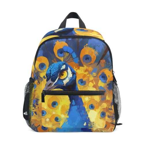 Sac à dos tout-petits paon cool : fini les bretelles qui glissent en voyage