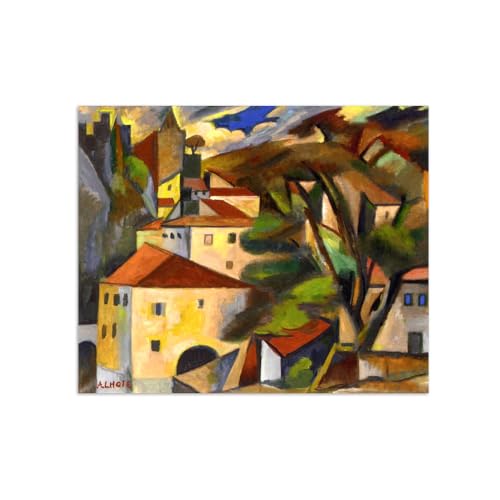 Art moderne reproduction André Lhote de qualité supérieure sur toile 60x50cm pour intérieur