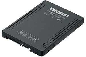 QNAP Dual M.2 2280 Adapter: M.2 to SATA RAID Converter for Enhanced...