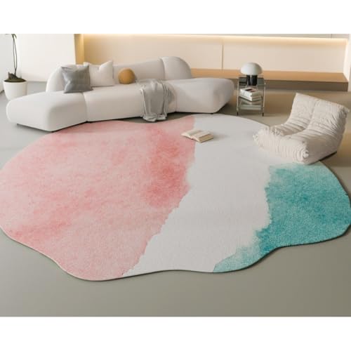 Figoday �J�[�y�b�g �V�[�v�X�L���� ���O �ٌ` ���r���O �x�b�h�T�C�h �N���[���J���[ �k�� ���_�� �������H ����~�� �h�� �\�t�@�}�b�g ���}�b�g ������� �C���e���A �M�t�g ��l��炵 �y�b�g�� (90×120cm,m) [���s�A���i]