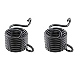 TAODAN 2PCS Wire Diameter 3mm Black Carbon Steel 8 Circles Replaceable Gas Hammer Spring Suitable for Automotive/Sheet Metal/Tire Repair/Construction Industry