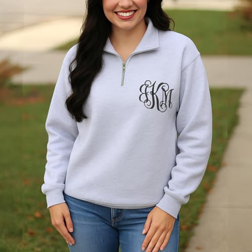 Personalized Nurse Quarter Zip Sweatshirt, Custom Embroidered Nursing Sweater, Registered Nurse Quarter Zip Shirt, Custom Embroidered Hoodies for RN, NP 1 Multi3