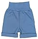 TupTam Unisex Baby Pumphose Sommershorts Baumwolle 5er Pack, Farbe: Gerades Bein/Blau Grau Grün, Größe: 86/92