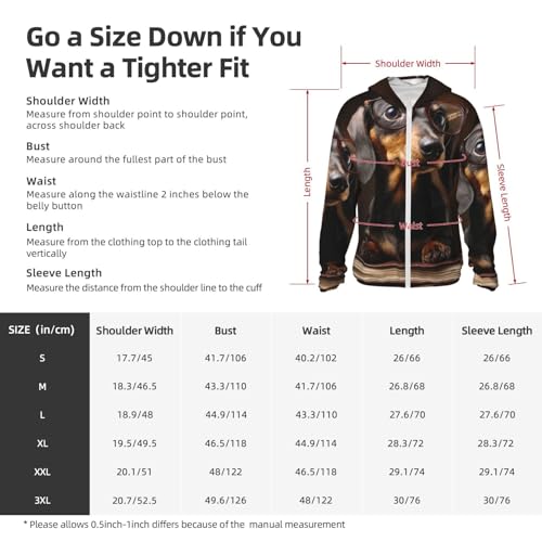 Sun Protection Hoodie Shirt Dachshund Book UPF 50+ Long Sleeve Outdoor Rash Guard for Men Women2