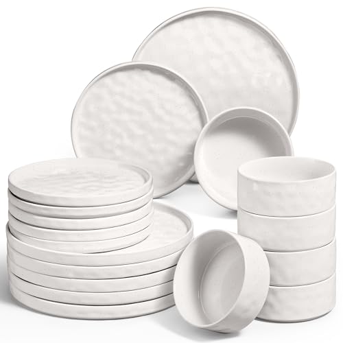 Geschirrset, Onader 18 Teiliges Steinzeug Tafelservice Set,...