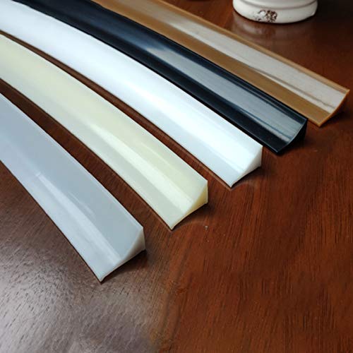 PLMM Duschdichtung Duschkabinen Dichtung,Flexibler Silikon-duschkabinen dichtungen,Küchenarbeitsplatte Silikon Biegsame Wasserblockierung,Für Nass- Und Trockentrennung 80cm Cover
