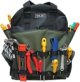 Mochila Extra Grande Solze Para Ferramentas Com Vários Bolsos