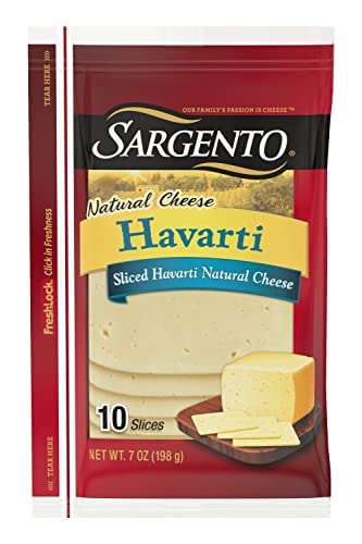 Sargento Sliced Havarti Natural Cheese, 10 Slices #TOP7