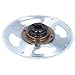 VGEBY 80 Teeth Crankset, 25H 80 Teeth Crankset with Flywheel and Connector Set Accessory for Electric Modification Freewheel Hub Freewheel Crankset Freewheel