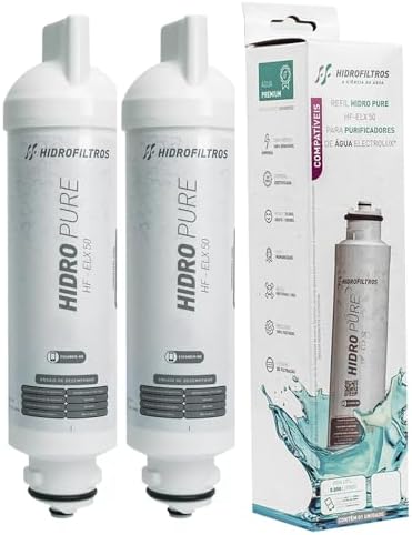 Kit 2 Filtro/refil Vela Hidrofiltros De Água Compátivel com Purif...