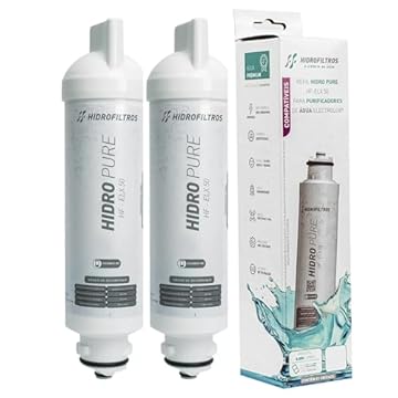 Kit 2 Filtro/refil Vela Hidrofiltros De Água Compátivel com Purificador Acqua Pure Electrolux Pappca50 PE12A, PE12B, PE12G, PE12V Premium
