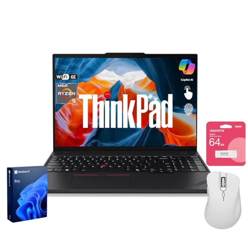 Lenovo ThinkPad E14 Gen 6 m[gp\R | 14C` WUXGA | AMD Ryzen 5 7535U | 16GB DDR5 RAM | 512GB SSD | w | obNCg | Wi-Fi 6 | Window