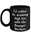 NA Tazza duchessa Dowager - Ispirata all'abbazia di Downton - Regalo per i Fan dello Spettacolo, Maggie Smith - Tazza di tè e caffè