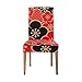 Housses De Siège pour Chaises De Salle À Manger Kawaii Japonais Belle Housse De Siège Sakura Chaise De Salle À Manger Doux Stretch Housses De Chaise De Salle À Manger Lavable Amovible Housses De Sièg