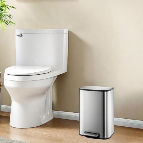 Papelera Garvee de Acero Inoxidable 3.2 gal con Tapa miniatura 2