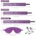 Ataduras Sex Bondage Kit BDSM Plug Anal Qoosea 17PCS Set de Juguetes Sexuales para Parejas Set Bondage Ajustable Juegos para Adultos para Parejas Set de Retención para Accesorios Sexuales (Morado)
