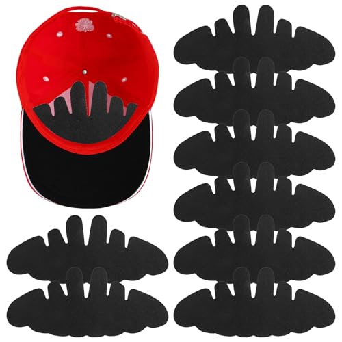 8PCS Baseball Caps Inserts - Flexible Hat Sweat Liner -