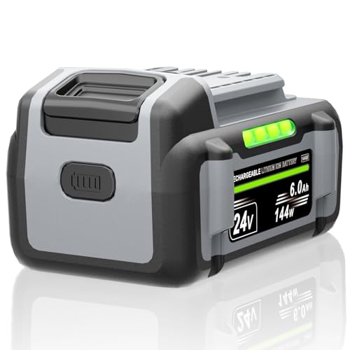 Supowill 24V Replacement for Flex 24V Battery 6.0 Ah FX0111 FX0321 FX0111-1 FX0321-1 FX0311-1 FX0331-1 24V MAX Lithium-Ion Battery Compatible with 24Volt Cordless Power Tools for Flex Battery