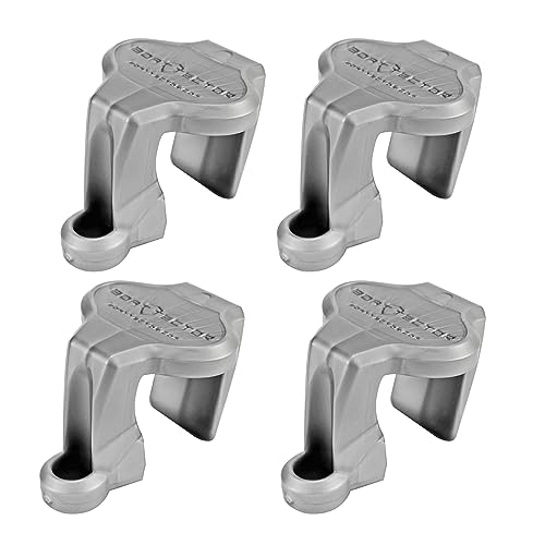 Extreme Max 3005.5002 BoatTector Pontoon Rail Fender Hanger/Adjuster - Gray, Pack of 4