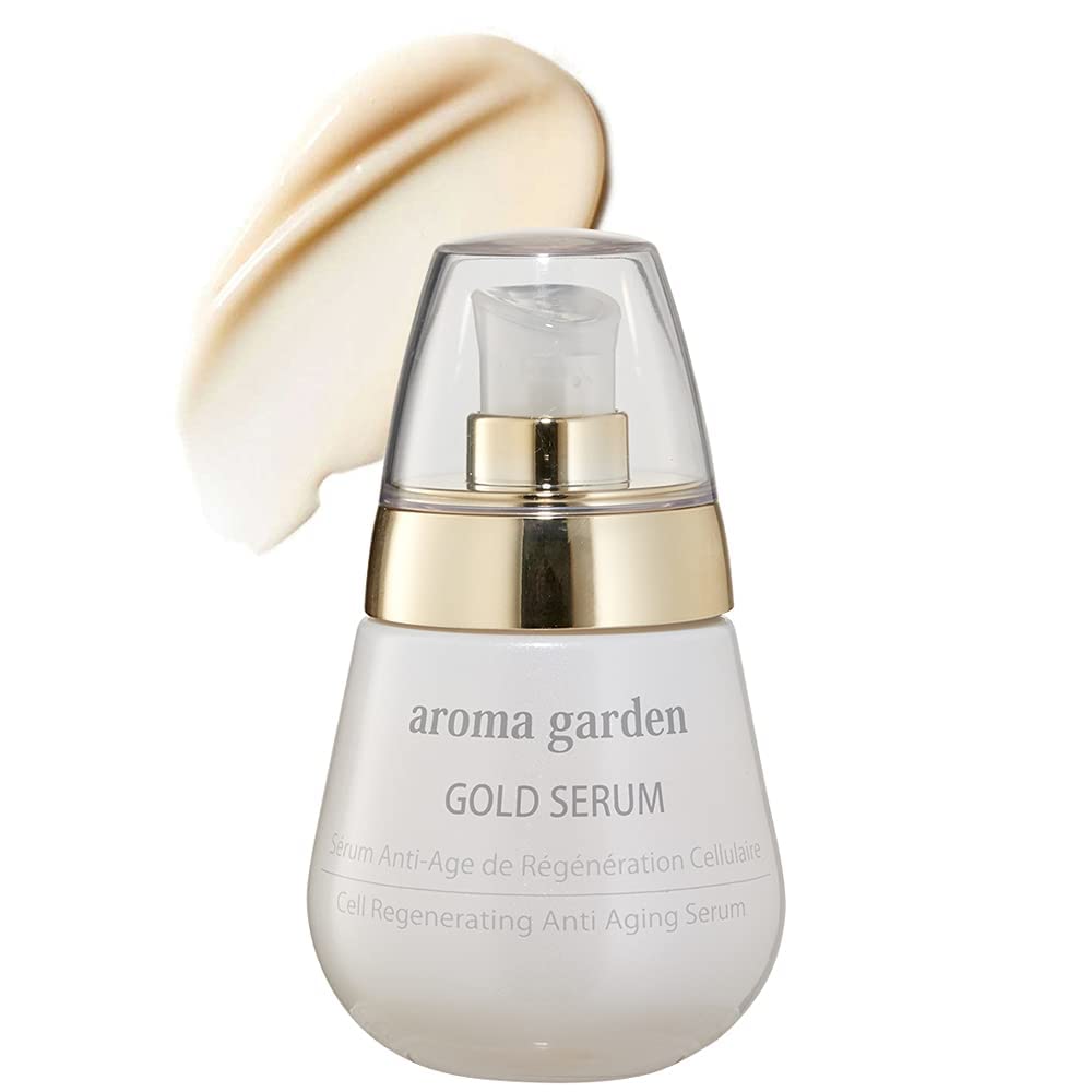 24k Gold Serum - 100% natürliches & veganes Anti-Aging Serum für das Gesicht mit 24k Gold & Hyaluronsäure für eine weiche & geschmeidige Haut - Sofortiger Lifting-Effekt & intensive Pflege - 50 ml