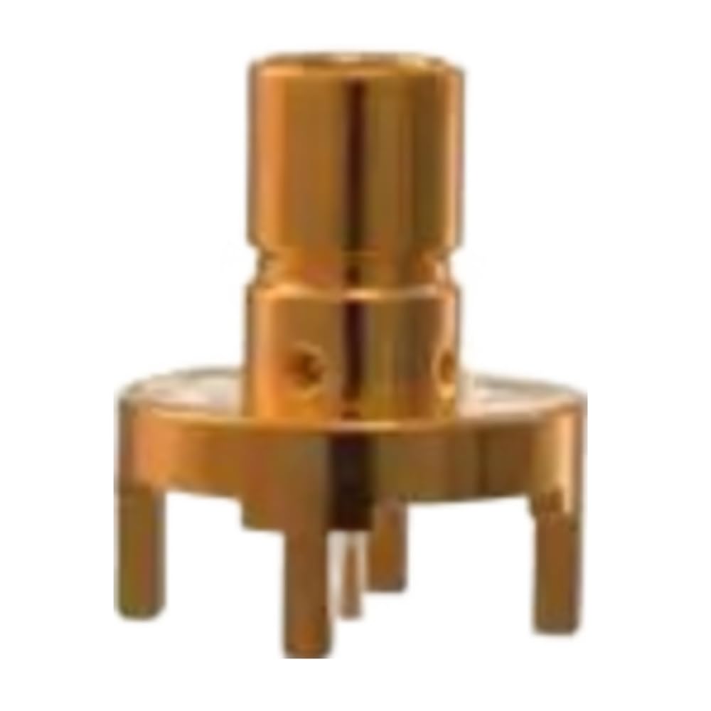131-8701-201 Conn Mini-SMB 0Hz to 2GHz 75Ohm Solder ST Thru-Hole RCP Gold, Bulk, RoHS