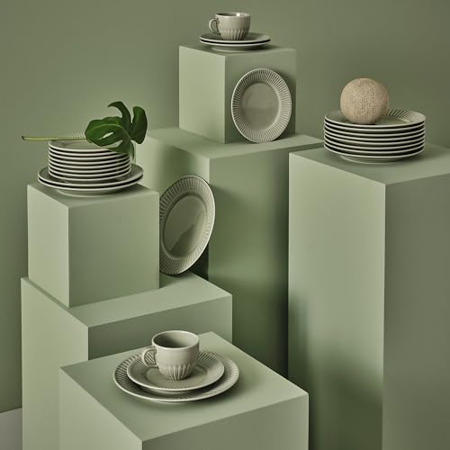 Assiette à dessert en grès véritable STRIMMIG ProTuning 21 cm au design épuré - 5