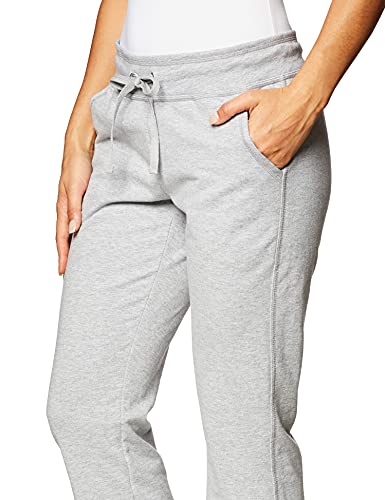 Hanes Women's French Terry Capri, Light Steel, Large
