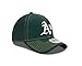 MLB Oakland Athletics Neo Fitted Baseball Cap, Medium/Large, Hunter Green with Yellow Stitching