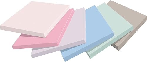 Miniatura 9 de Post-it Super Sticky Notes Soulful Color Collection, paquete de 6 blocs, 90 hojas por bloc, 2.992 in x 2.992 in, rosa, morado, verde, gris, azul,
