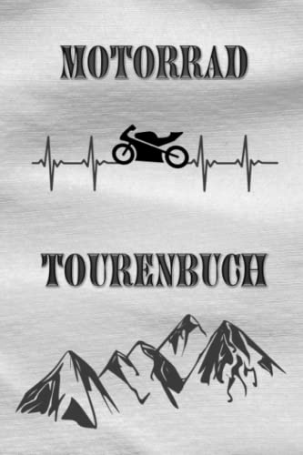Tourenbuch Motorrad Reisetagebuch Motorradtouren Motocross Strecken Logbuch...