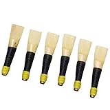 6 Pieces Pack of Great Highland Bagpipe Cane Reeds – Rattan Cane Pipe Reeds for Scottish Bagpipes and Chanter