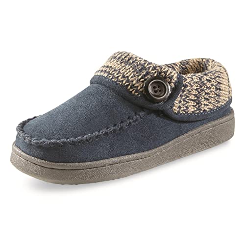 Guide Gear Moc Toe Womens Plaid Collar Clog Slippers, Suede, Warm, Slip-On, Lounge Shoes, Bedroom House Slippers, Indoor and Outdoor2