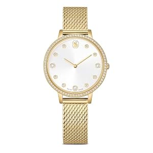 Swarovski Clarica Swiss Made Gold-Tone Watch - 5740823