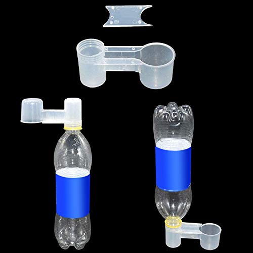 MACGOAL 10 Stück Vogel-Wasserbecher – Passend Für Plastikflaschen, Automatische Tränke Für Käfigvögel & Kleintiere